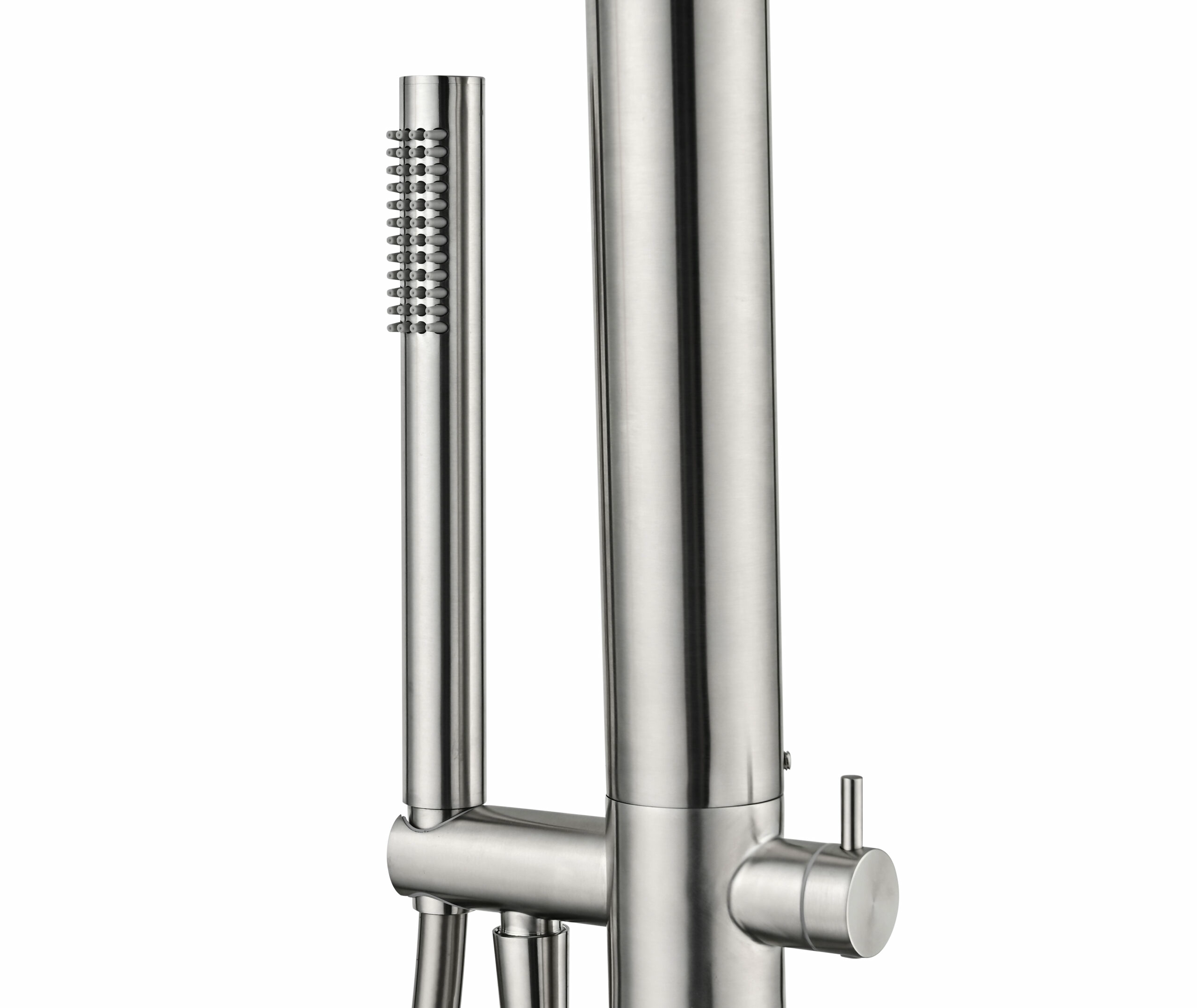 Душевая колонна напольная со смесителем и душевым набором poolimex kansas gpk012/ac stainless steel