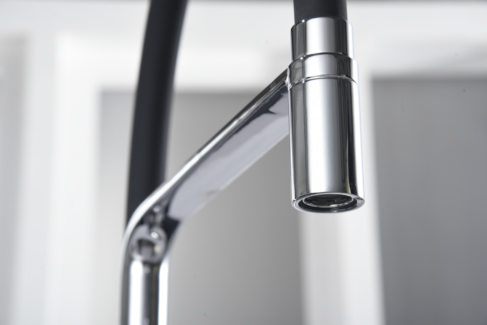 Смеситель для кухни с гибким изливом imex sena gce022 chrome