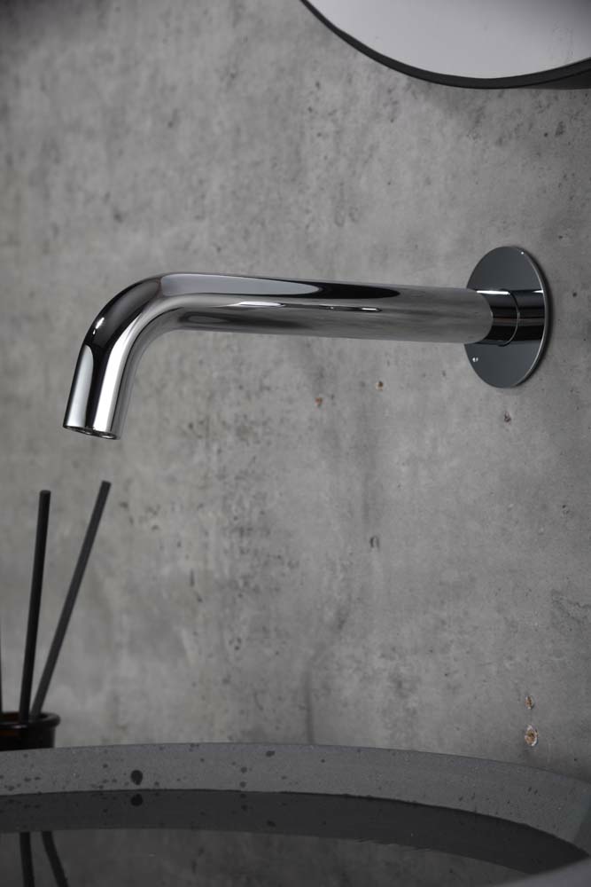 Смеситель для раковины настенный скрытая часть в комплекте imex belgica glz044 chrome