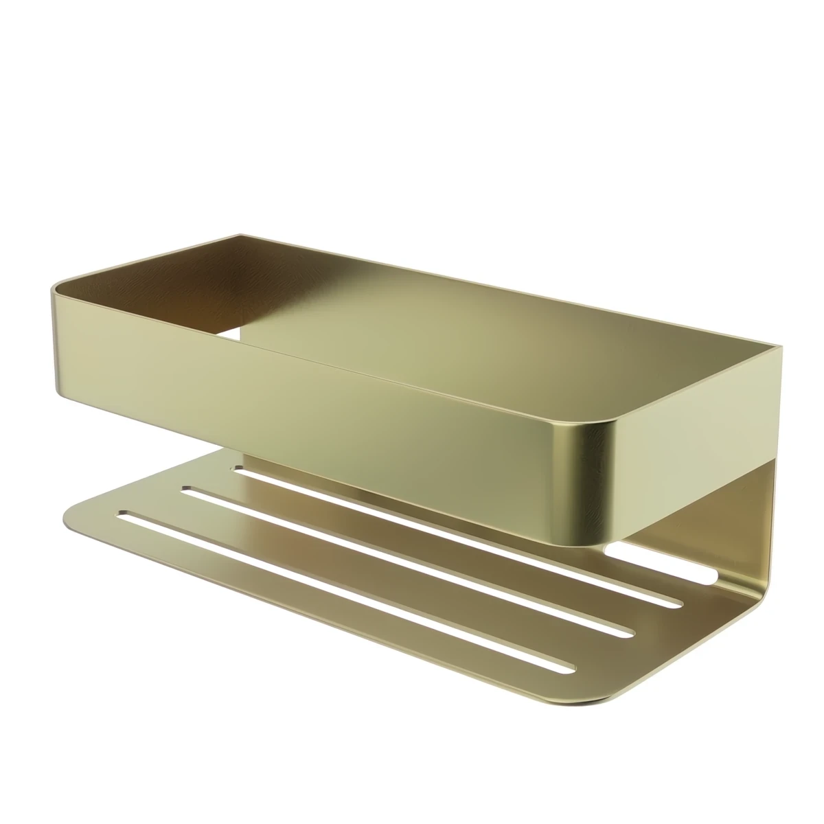 Полочка настенная 25см из нерж. стали medimex mayura ady007/oc brushed gold pvd