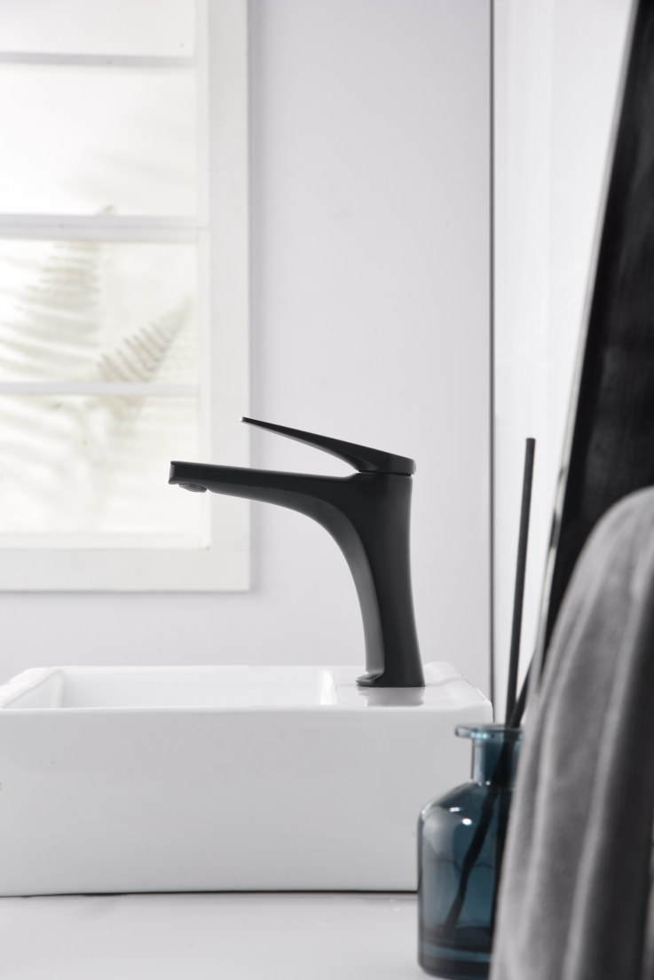 Смеситель для раковины imex delos bdd055-1ng matt black