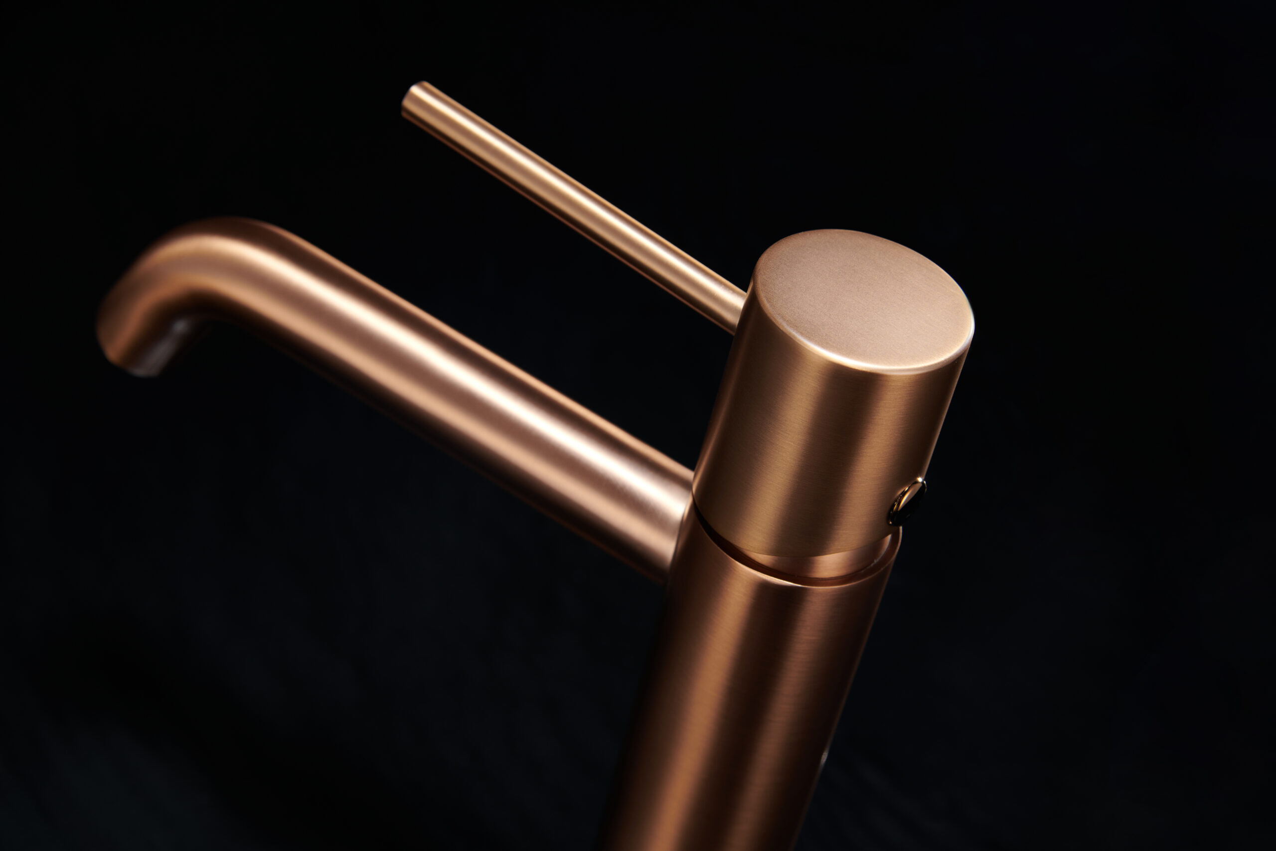 Смеситель для раковины imex monza bdm039-1orc brushed rose gold pvd