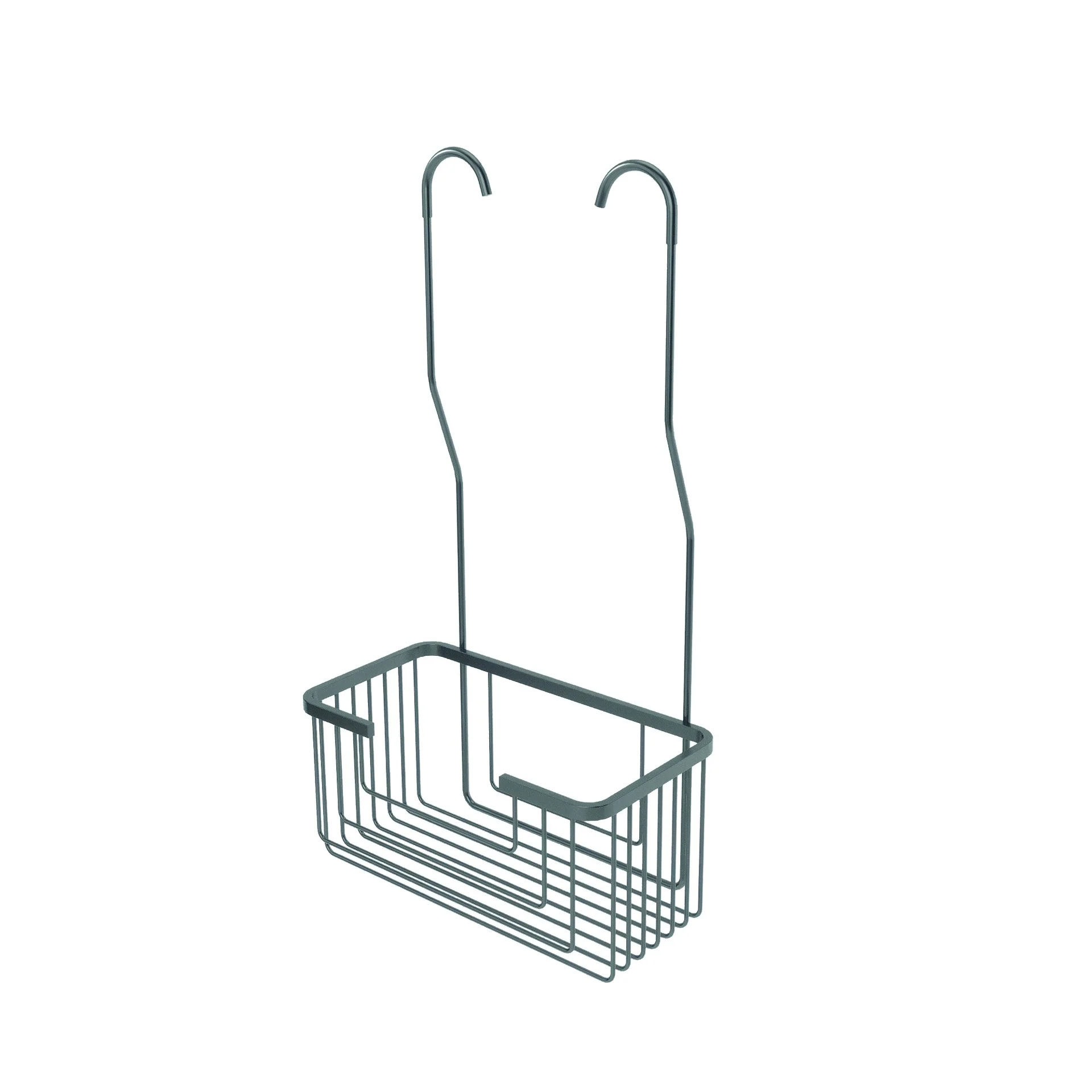 Корзина настенная 25см из нерж.стали с креплением за выходы смесителя из стены medimex adg003/bgm black gun metal pvd