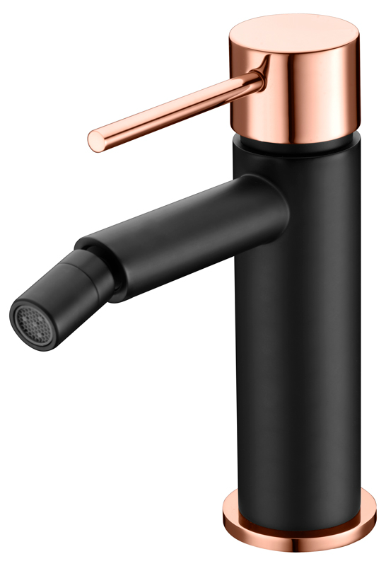 Смеситель для биде imex milos bdys045-2nor black/rose gold