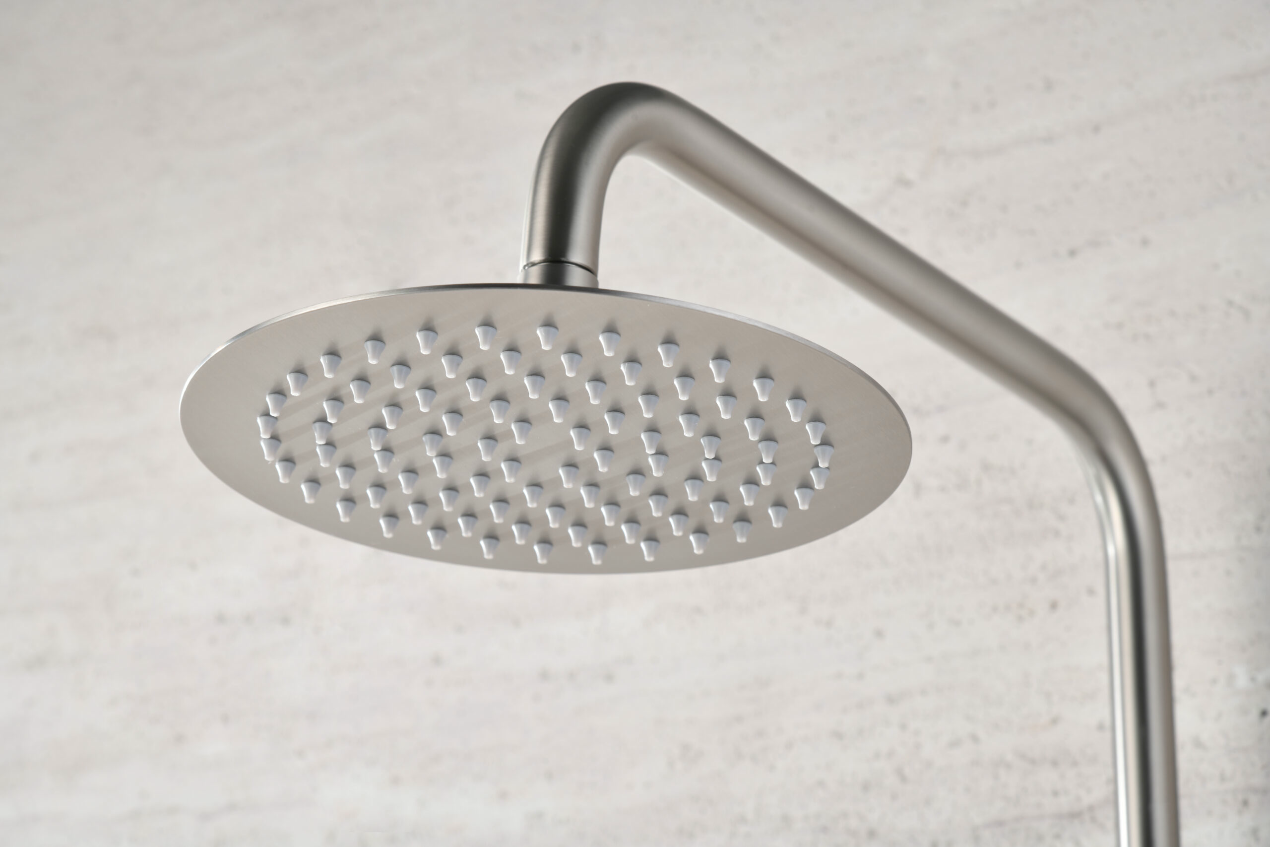 Душевая система термостатическая с верхним душем и лейкой imex monza btm039/nq brushed nickel