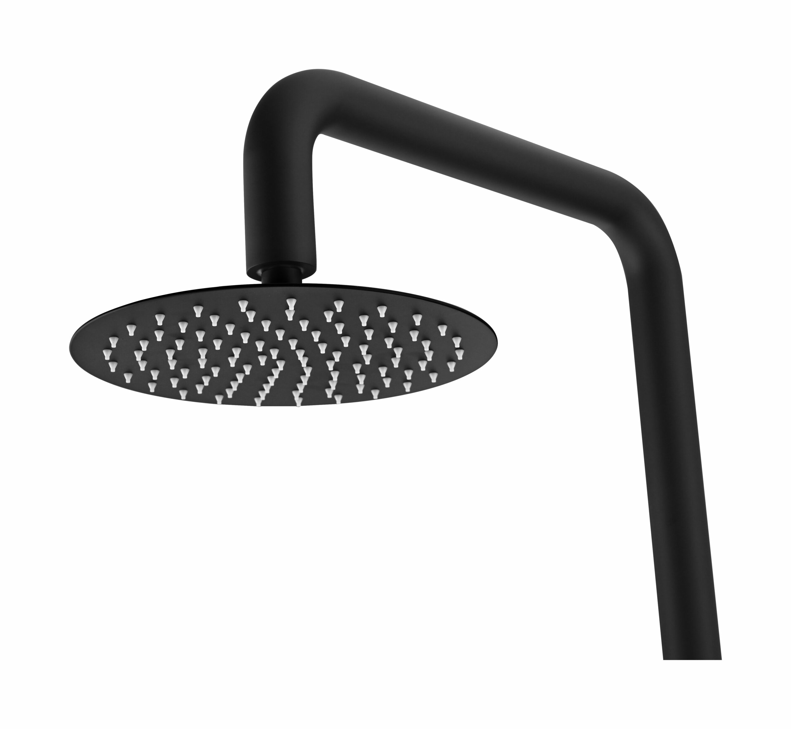 Душевая колонна напольная со смесителем и душевым набором poolimex florida gpf008/ang matt black