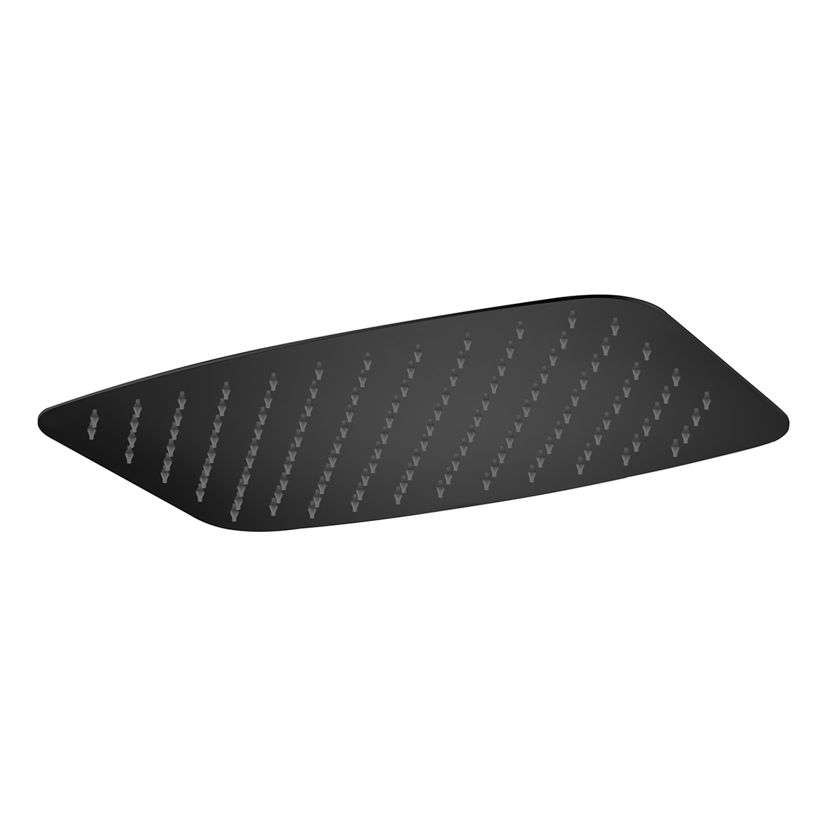 Верхний душ прямоугольный из нерж. стали 20х30 imex rdr001/ng matt black