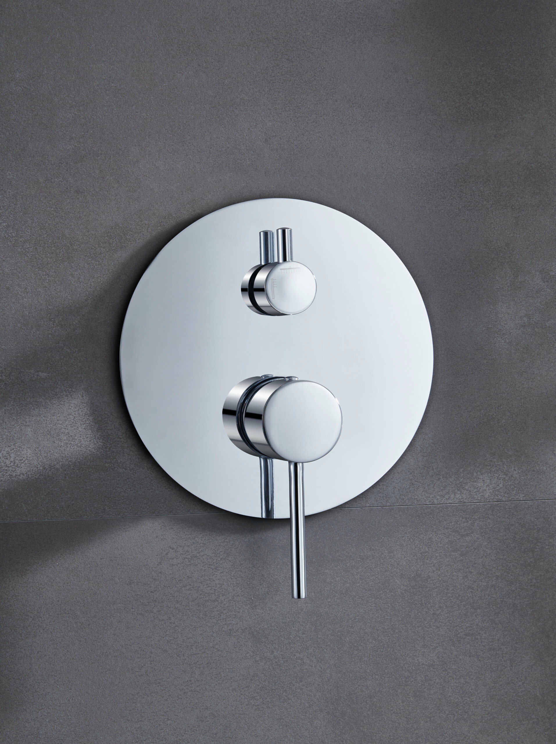 Смеситель для душа скрытого монтажа готовый комплект верхний душ верхний душ ø25cм imex monza gpm039 chrome