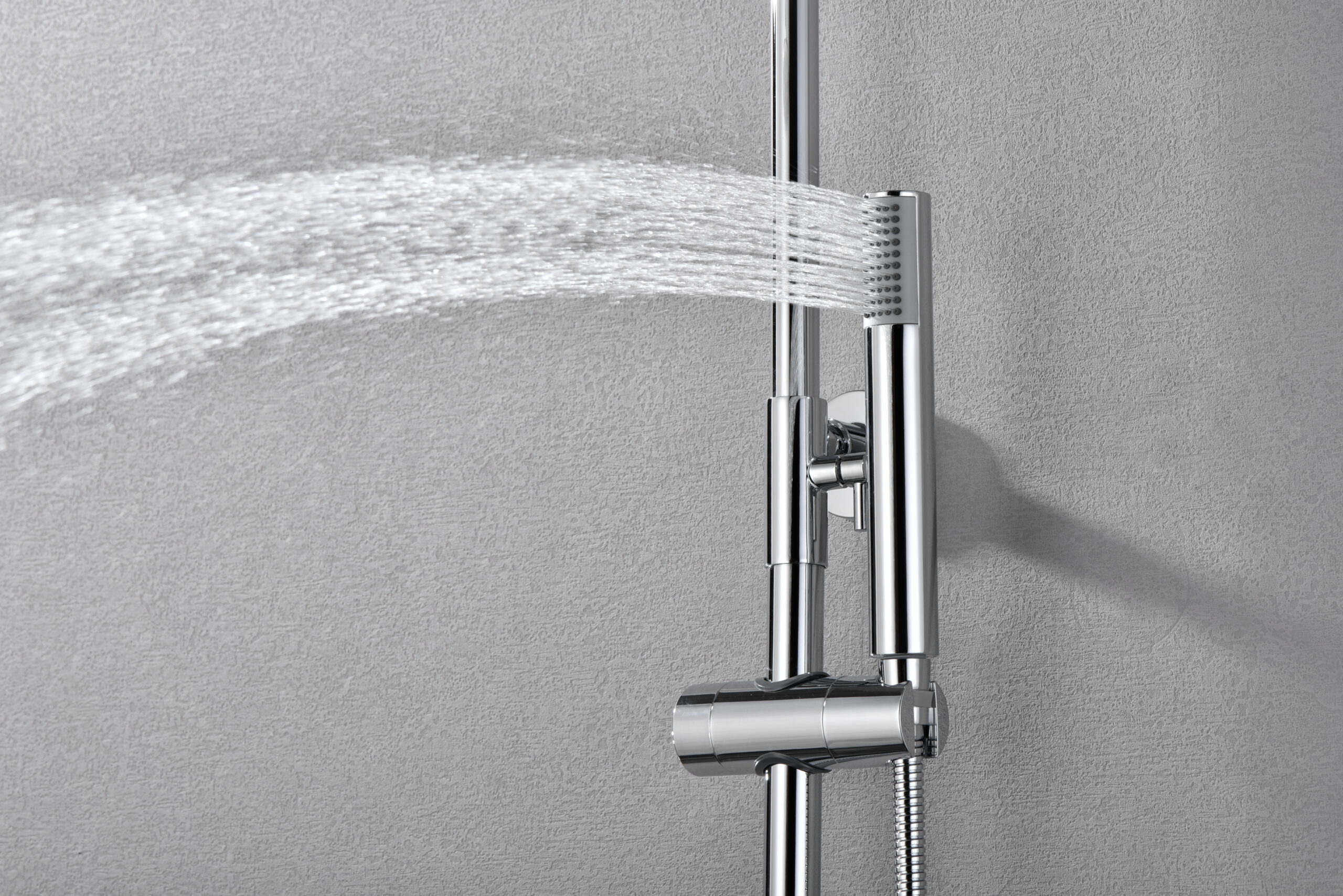 Душевая система термостатическая с верхним душем и лейкой imex monza btm039 chrome