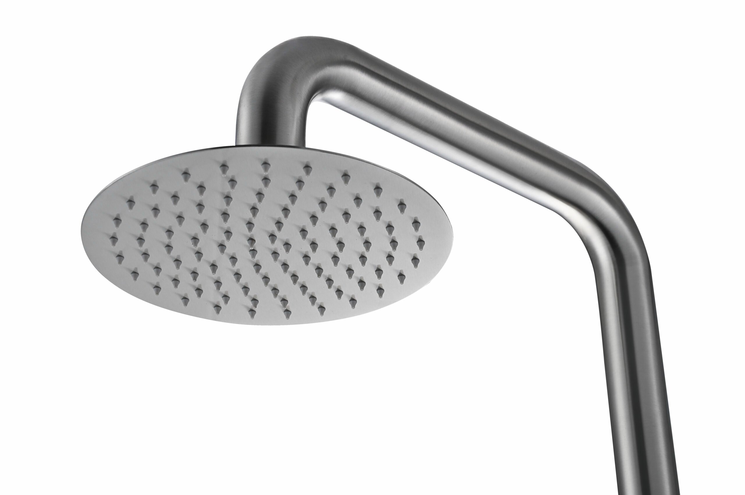 Душевая колонна напольная с переключателем на излив для ног без смешивания воды poolimex michigan gpm007/ac stainless steel