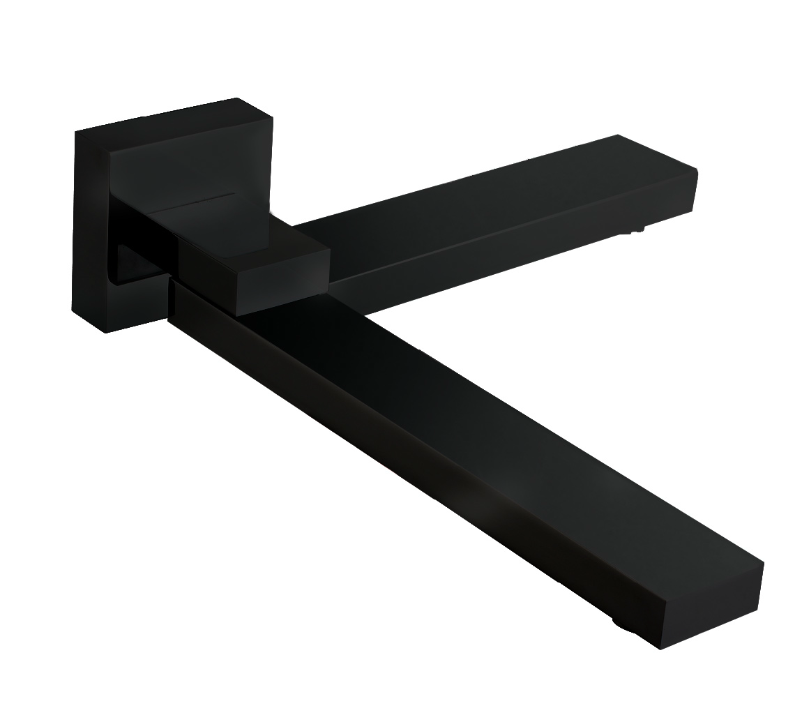 Излив на ванну поворотный 24см imex cbp001/ng matt black