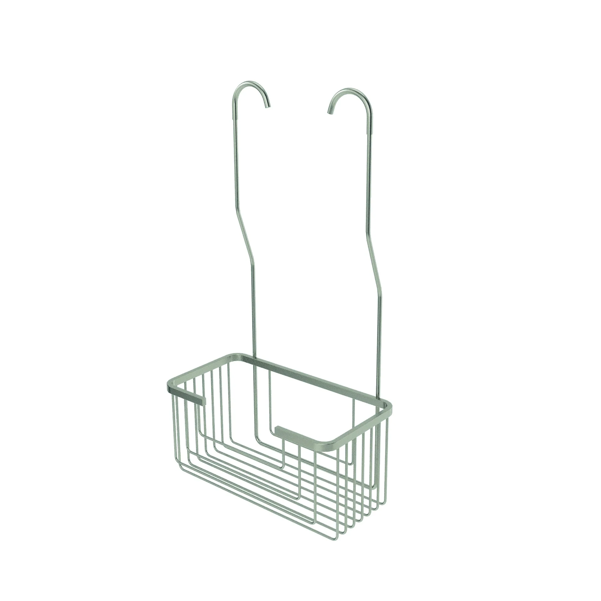 Корзина настенная 25см из нерж.стали с креплением за выходы смесителя из стены medimex adg003/nq brushed nickel