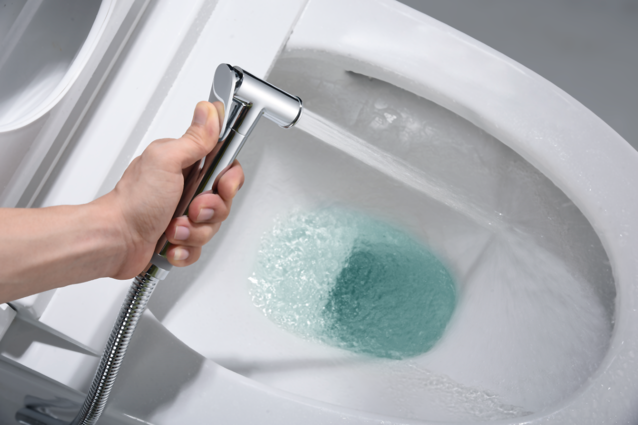 Гигиенический душ со смесителем и скрытой частью imex genova rdg053 chrome