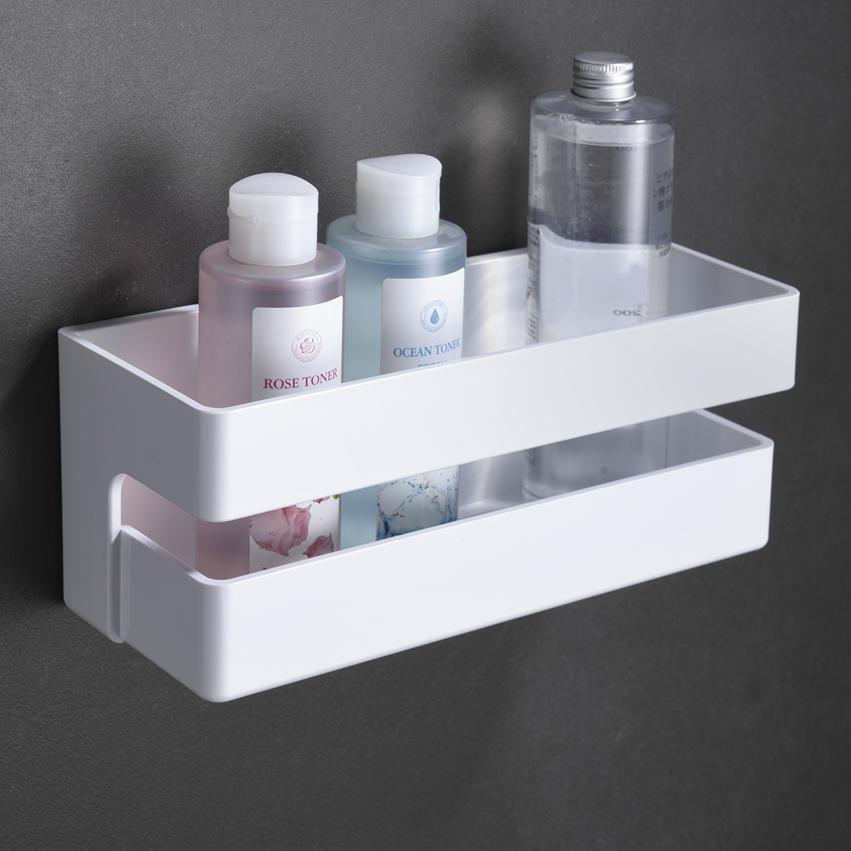 Полочка настенная 28см из pvc imex abl006 matt white