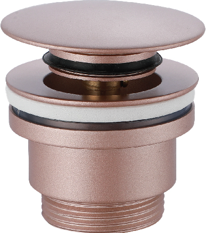 Донный клапан клик-клак ø1¼" для раковин с переливом или без imex vcc015 chrome