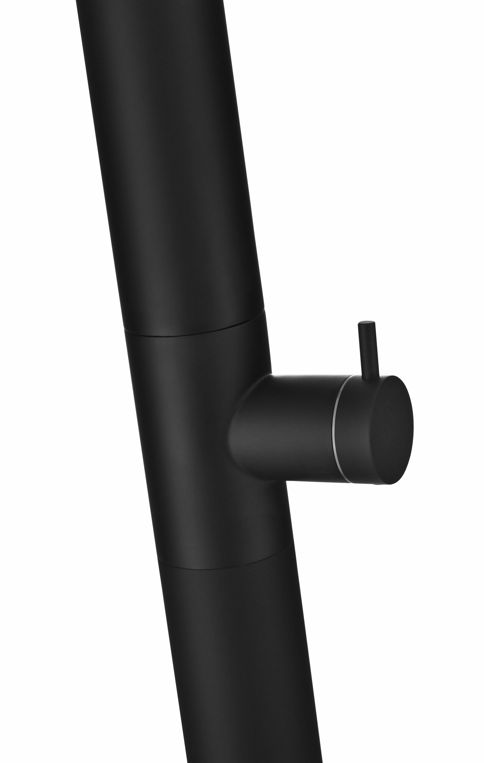 Душевая колонна напольная с краном без смешивания poolimex utah gpu010/ang matt black