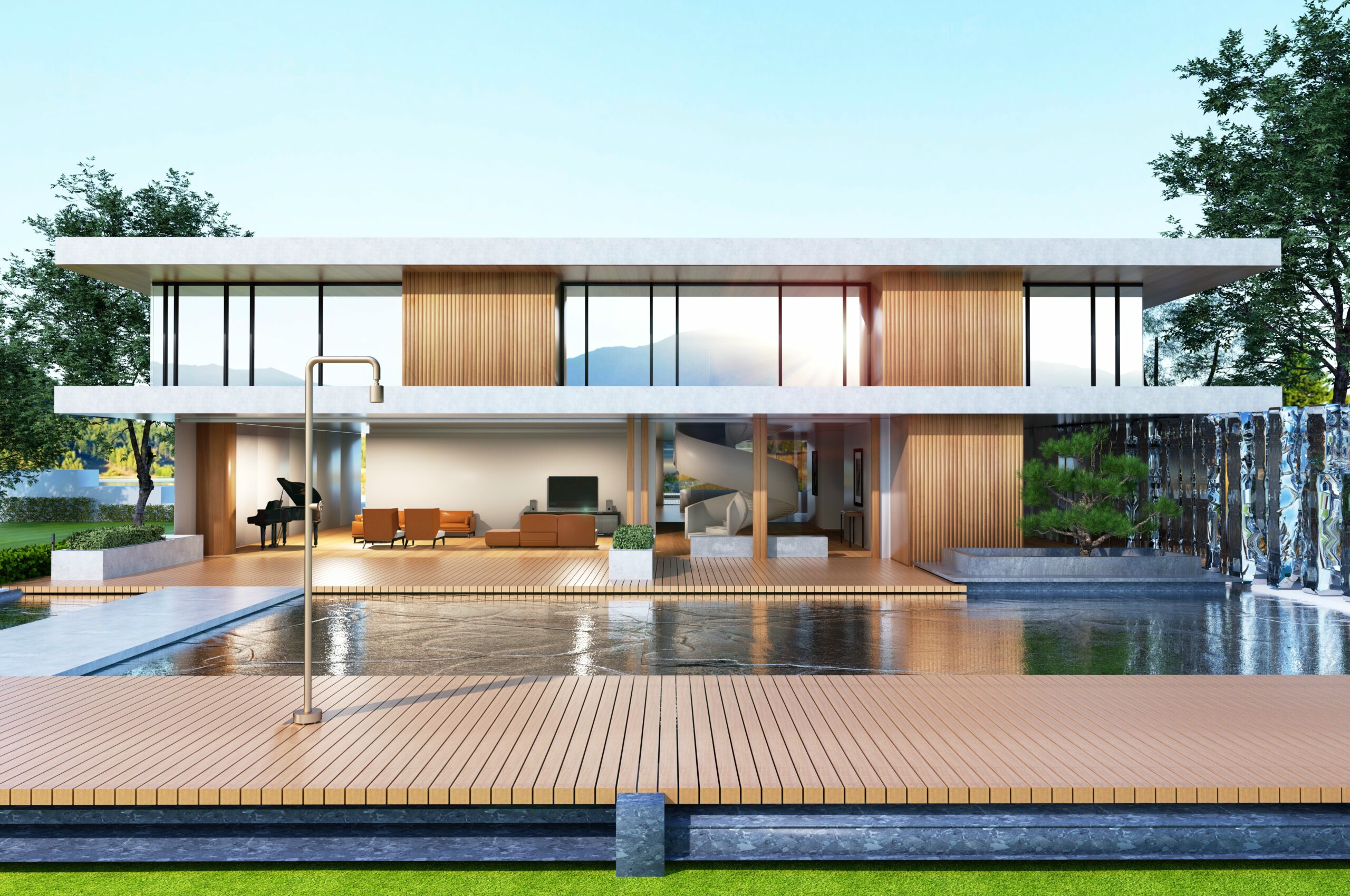 Душевая колонна напольная с краном без смешивания poolimex pool gpp001/amk moka