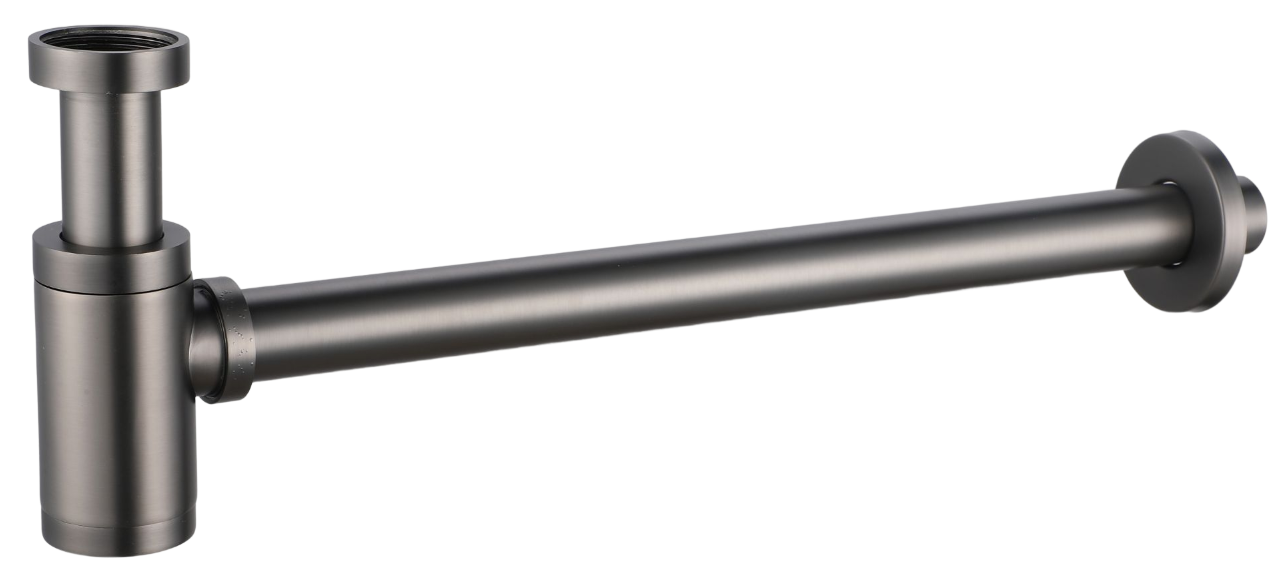 Сифон для раковины нерж. cталь/zamak imex scl002/bgm black gun metal pvd