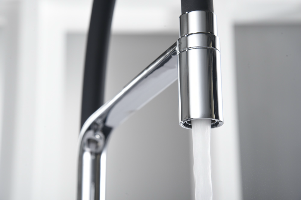 Смеситель для кухни с гибким изливом imex sena gce022 chrome