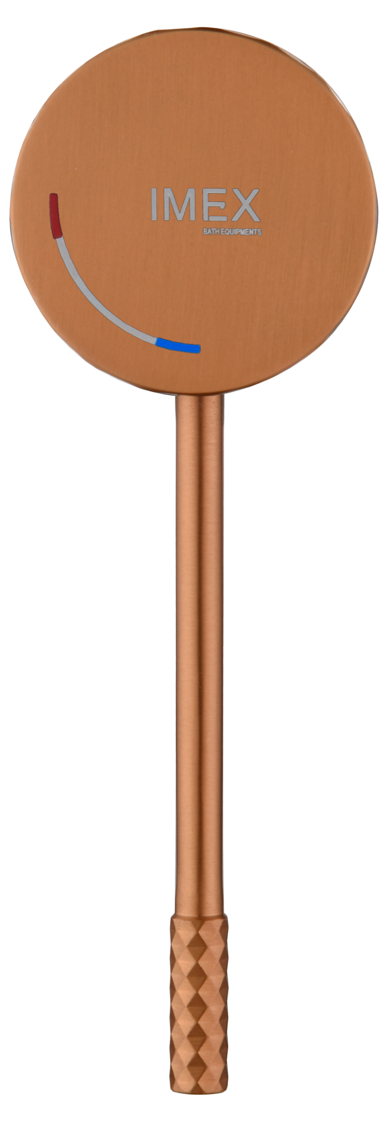 Смеситель для раковины настенный скрытая часть в комплекте imex genova glg053/orc brushed rose gold pvd