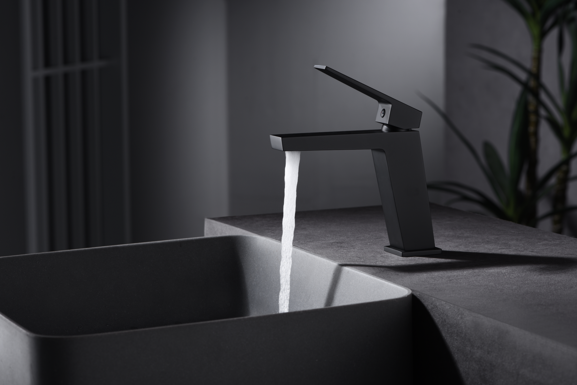 Смеситель для раковины imex art bdar025-1ng matt black