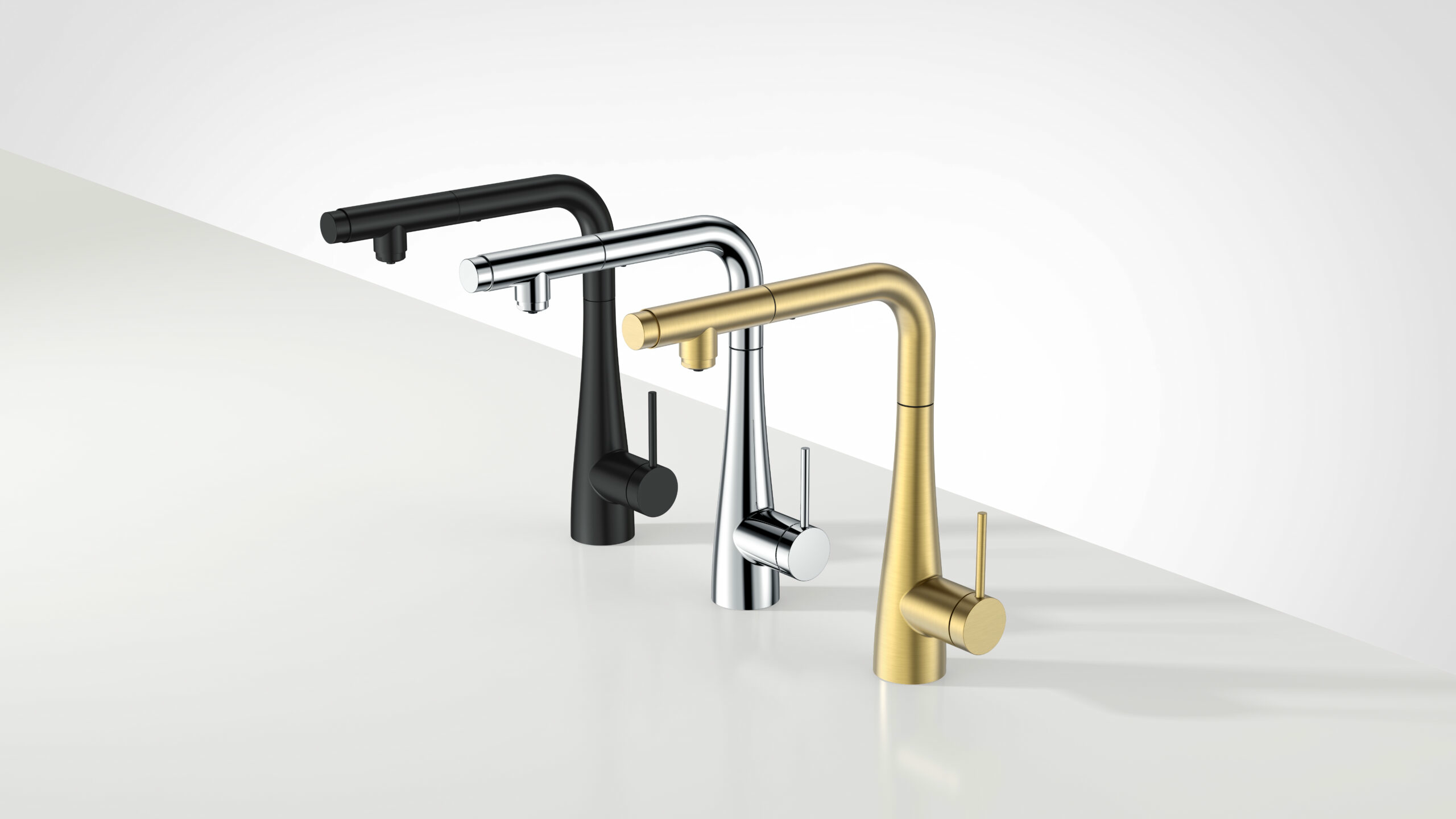 Смеситель для кухни с подключением к фильтру imex split gos005 chrome