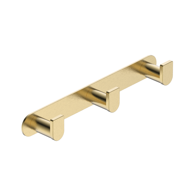 Крючок 3й настенный medimex practic cap003-02/oc brushed gold pvd