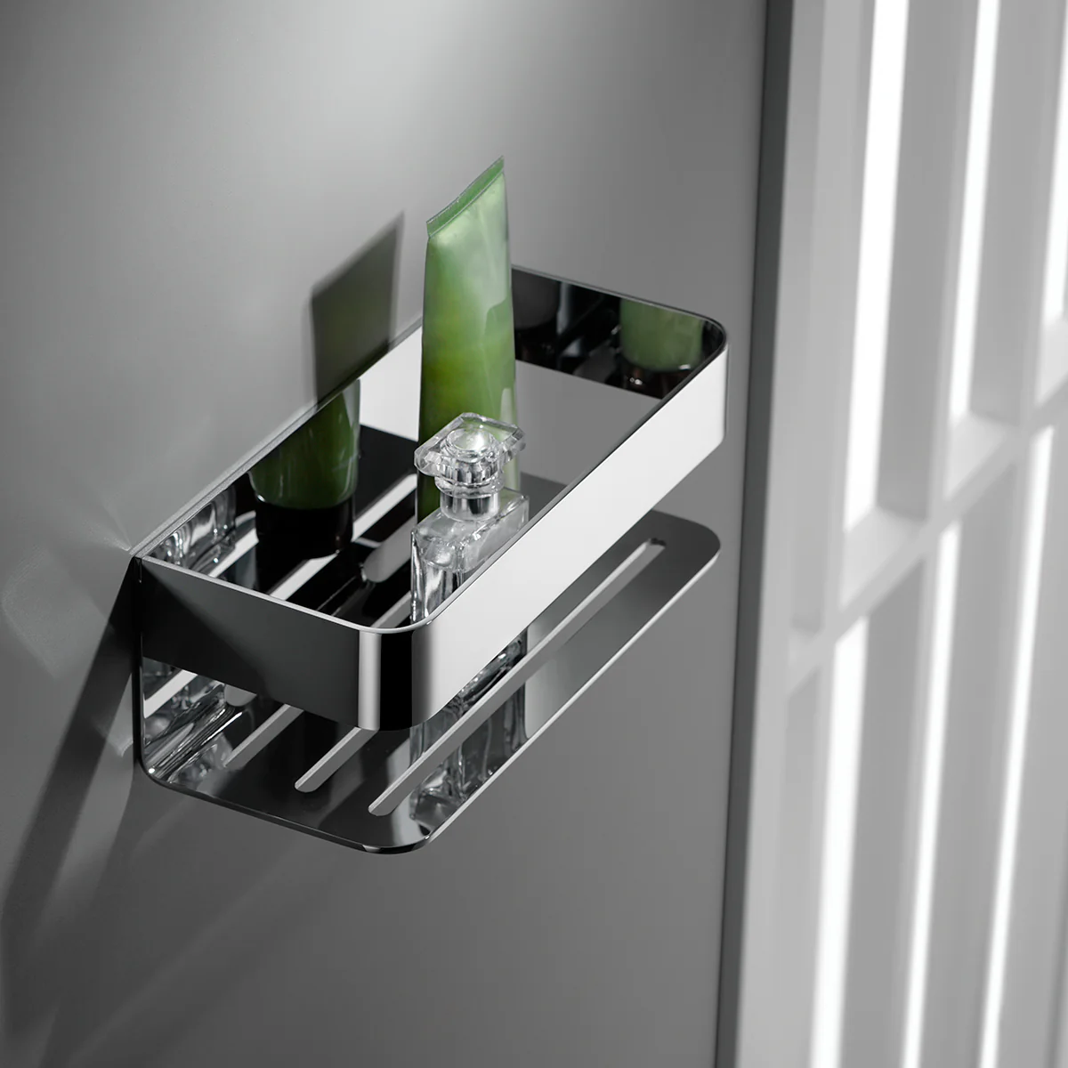 Полочка настенная 25см из нерж. стали medimex mayura ady007 chrome