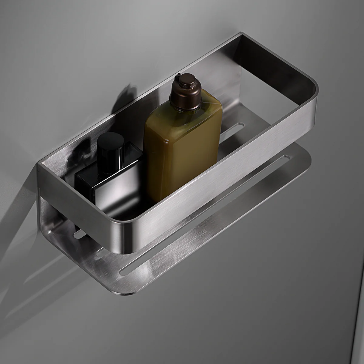 Полочка настенная 25см из нерж. стали medimex mayura ady007/nq brushed nickel