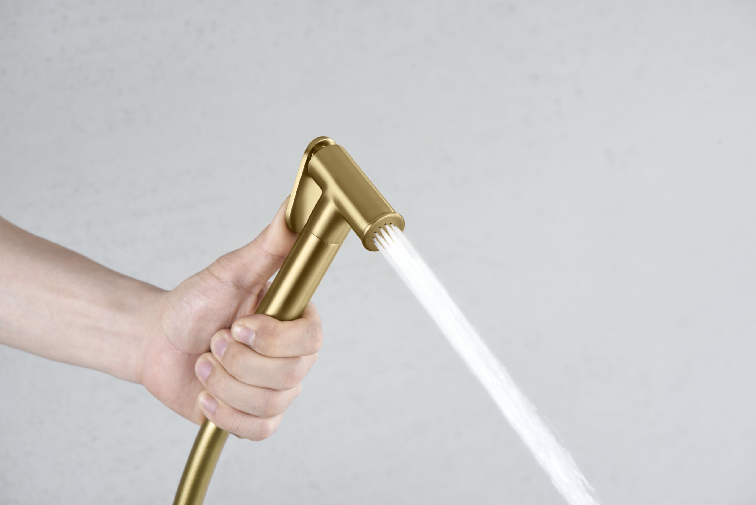 Гигиенический душ со смесителем и скрытой частью imex line rdd038/oc brushed gold pvd