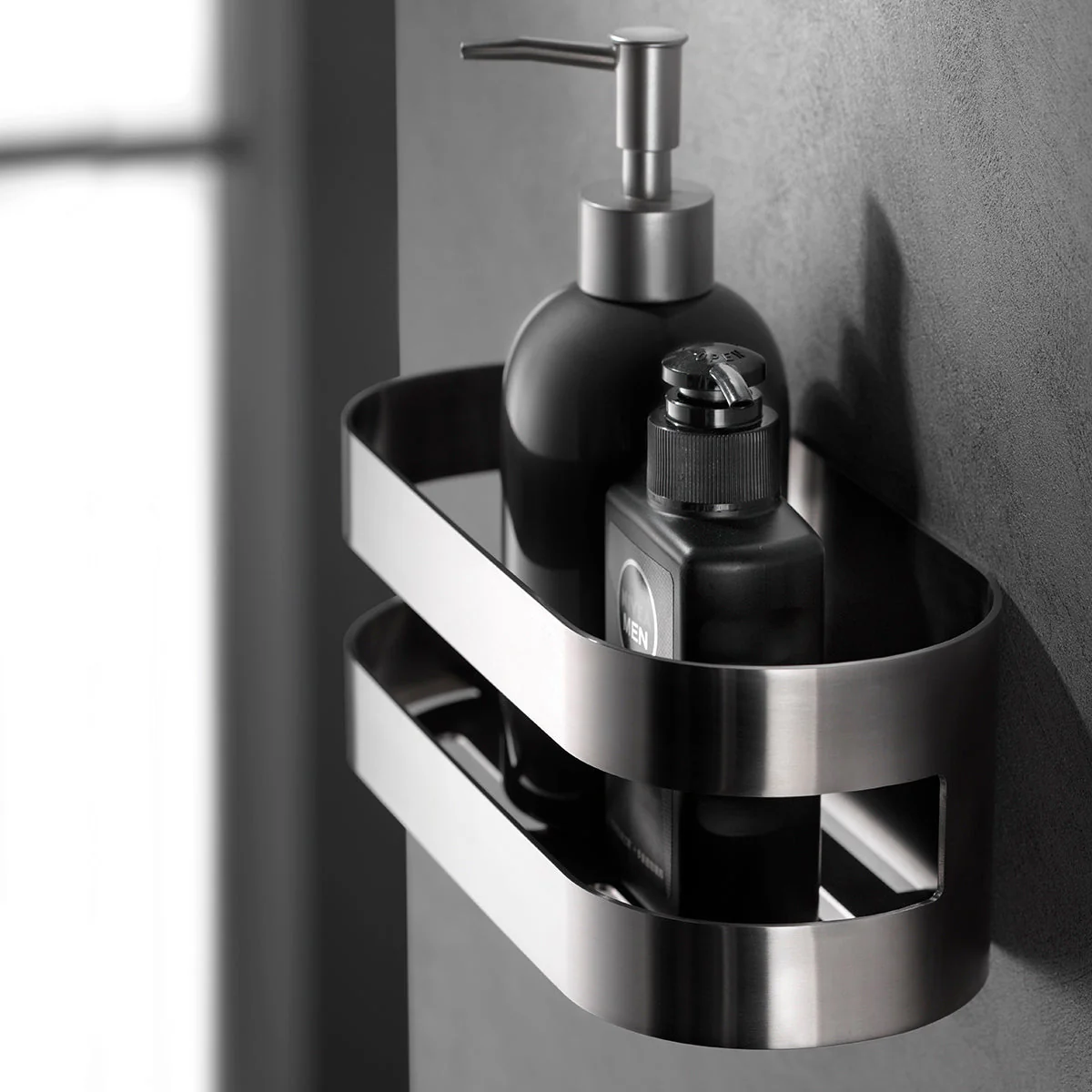 Полочка настенная 25см из нерж. стали imex nirmala adl012 chrome