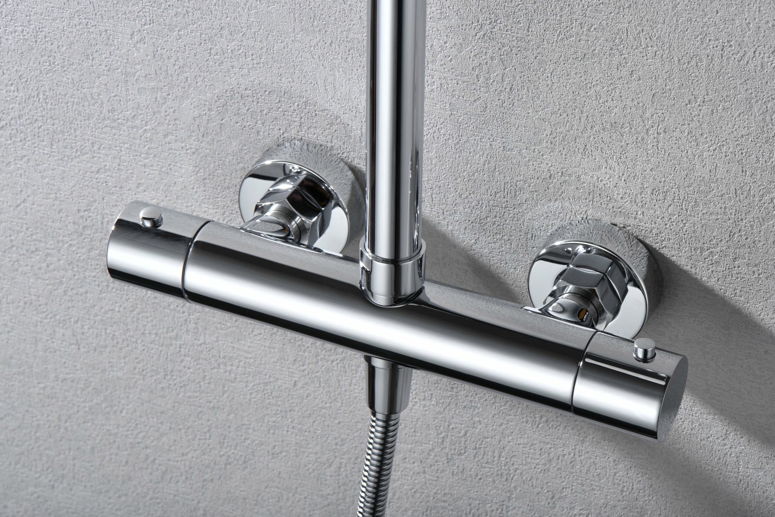 Душевая система термостатическая с верхним душем и лейкой imex monza btm039 chrome