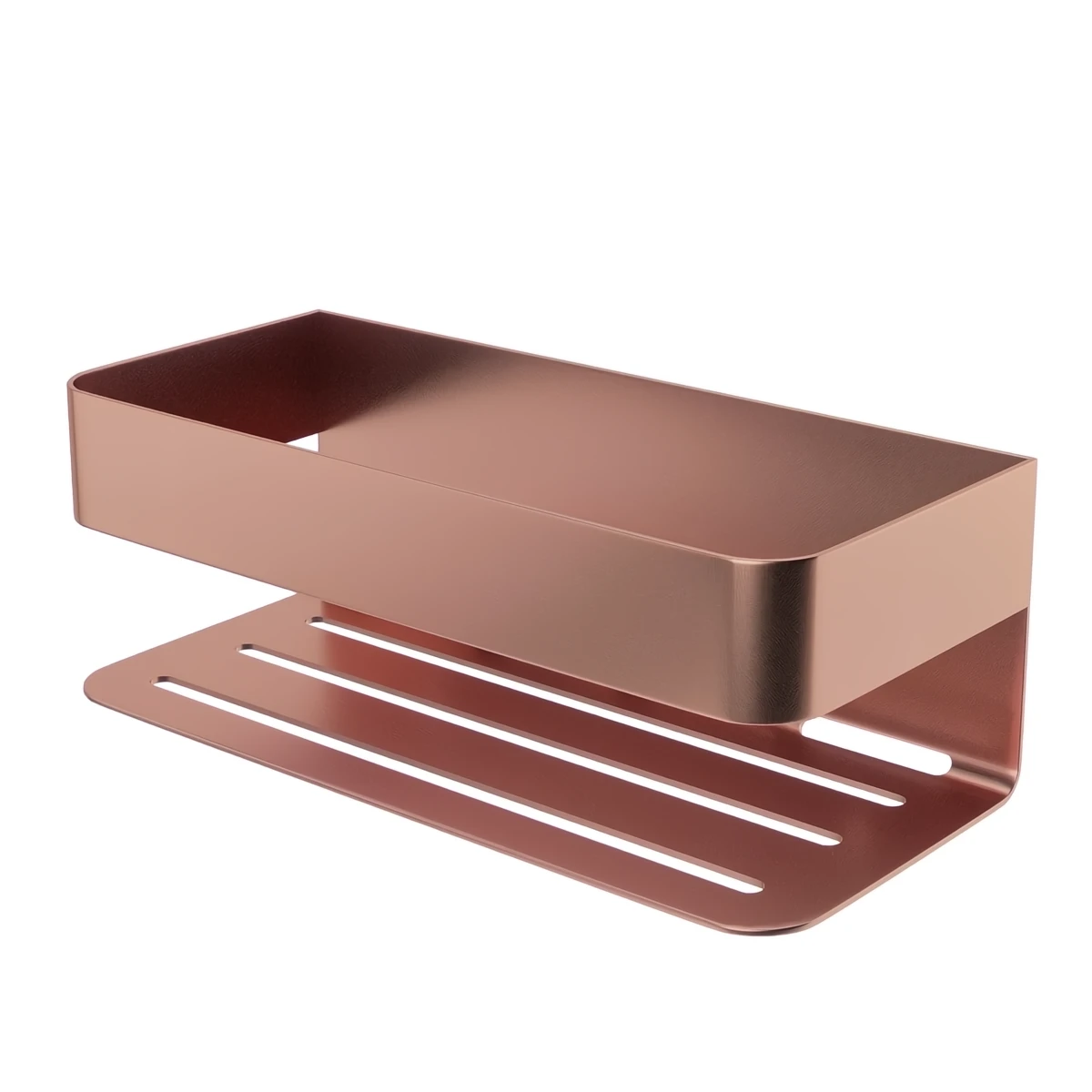 Полочка настенная 25см из нерж. стали medimex mayura ady007/orc brushed rose gold pvd