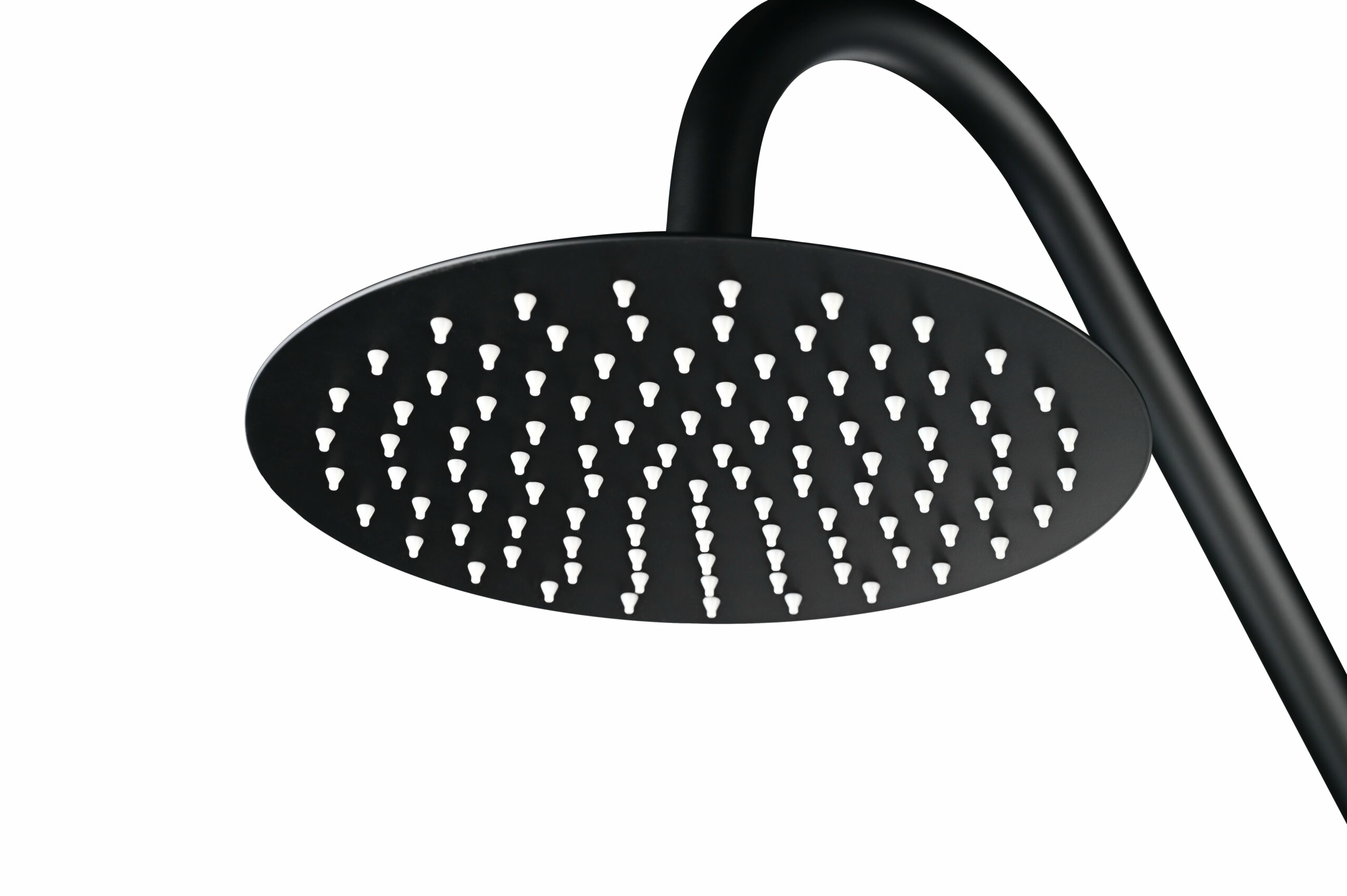 Душевая колонна напольная с переключателем на излив для ног без смешивания воды poolimex dakota gpd003/ang matt black