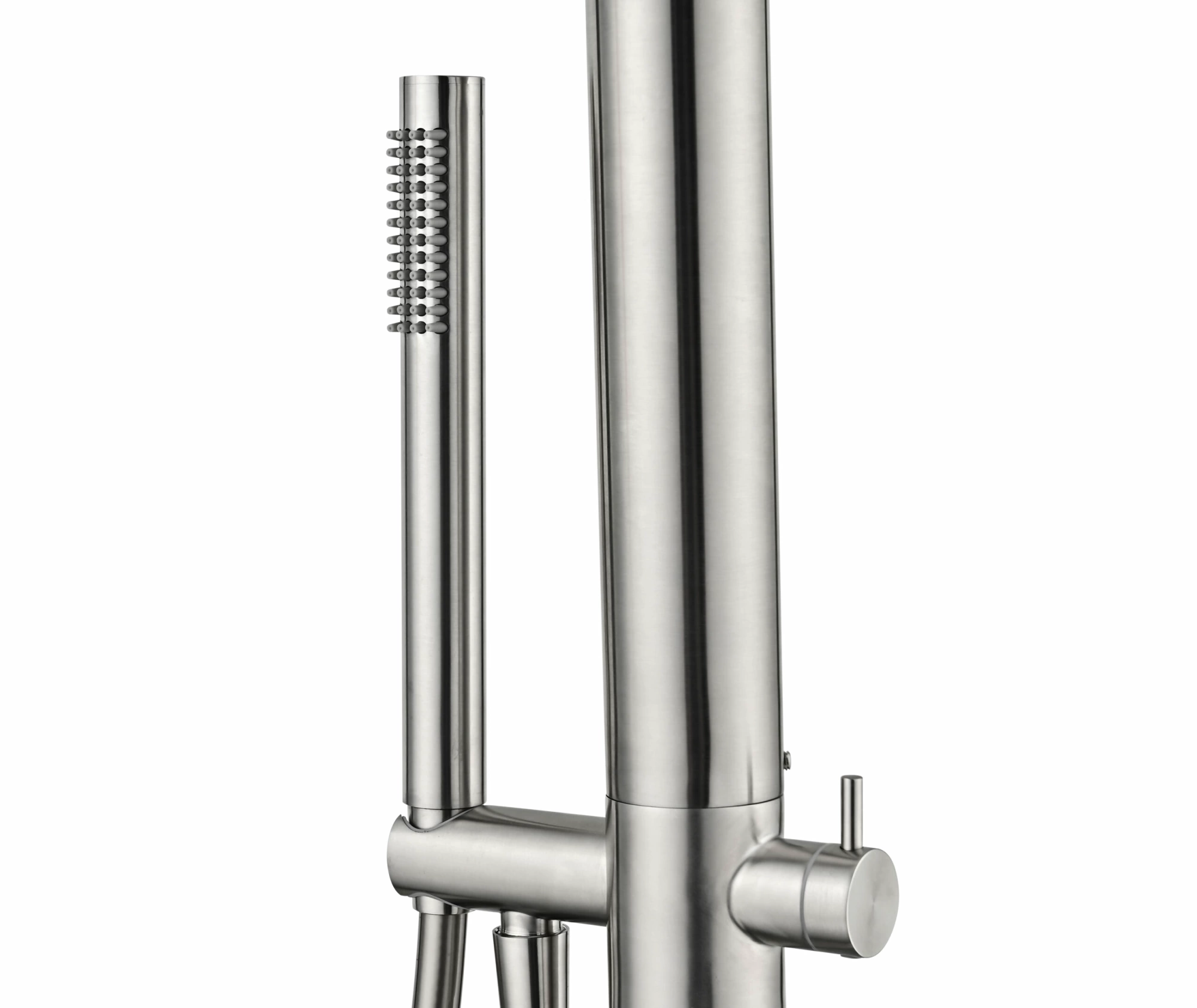 Душевая колонна напольная со смесителем и душевым набором poolimex kansas gpk012/ac stainless steel