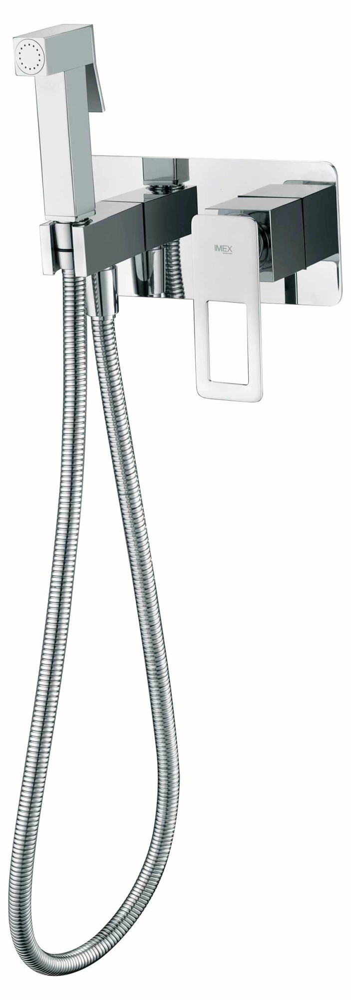Гигиенический душ со смесителем и скрытой частью imex suecia bdc032-5 chrome