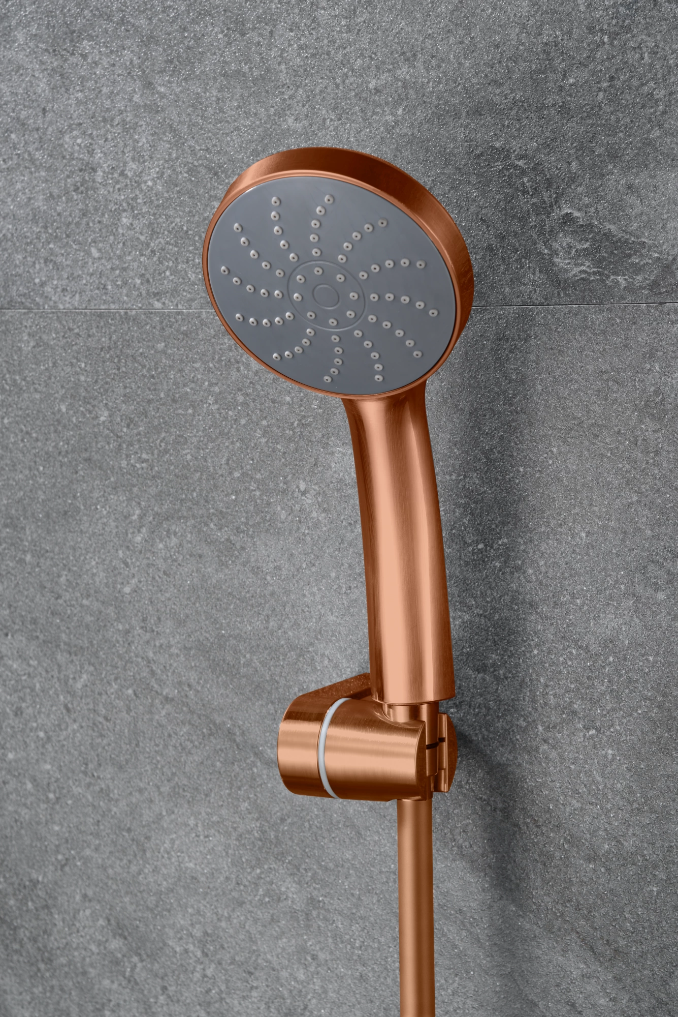 Смеситель для ванны настенный с душевым набором imex roma bdr001-4orc brushed rose gold pvd