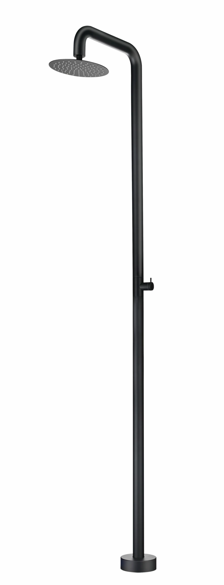 Душевая колонна напольная с краном без смешивания poolimex oregon gpo006/ang matt black