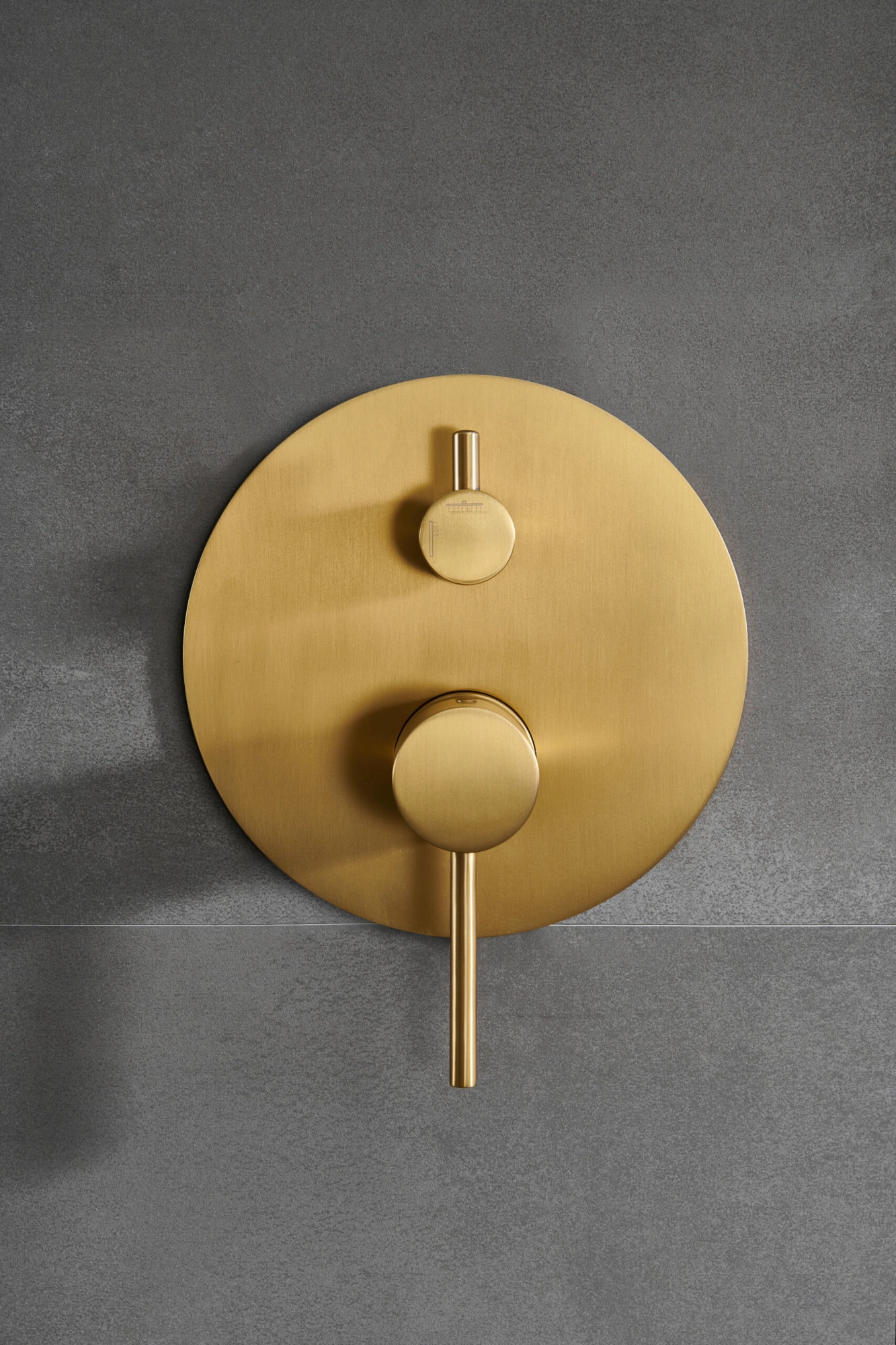 Смеситель для душа скрытого монтажа готовый комплект верхний душ ø25cм imex monza gpm039/oc brushed gold pvd