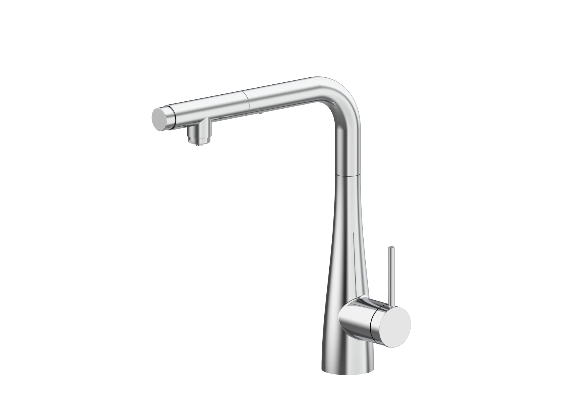 Смеситель для кухни с подключением к фильтру imex split gos005 chrome