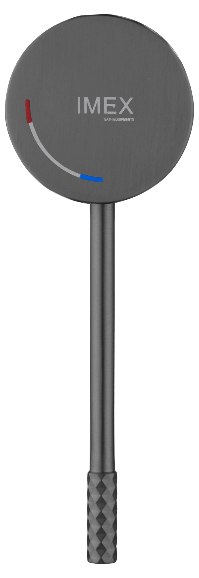 Смеситель для раковины настенный скрытая часть в комплекте imex genova glg053/bgm black gun metal pvd