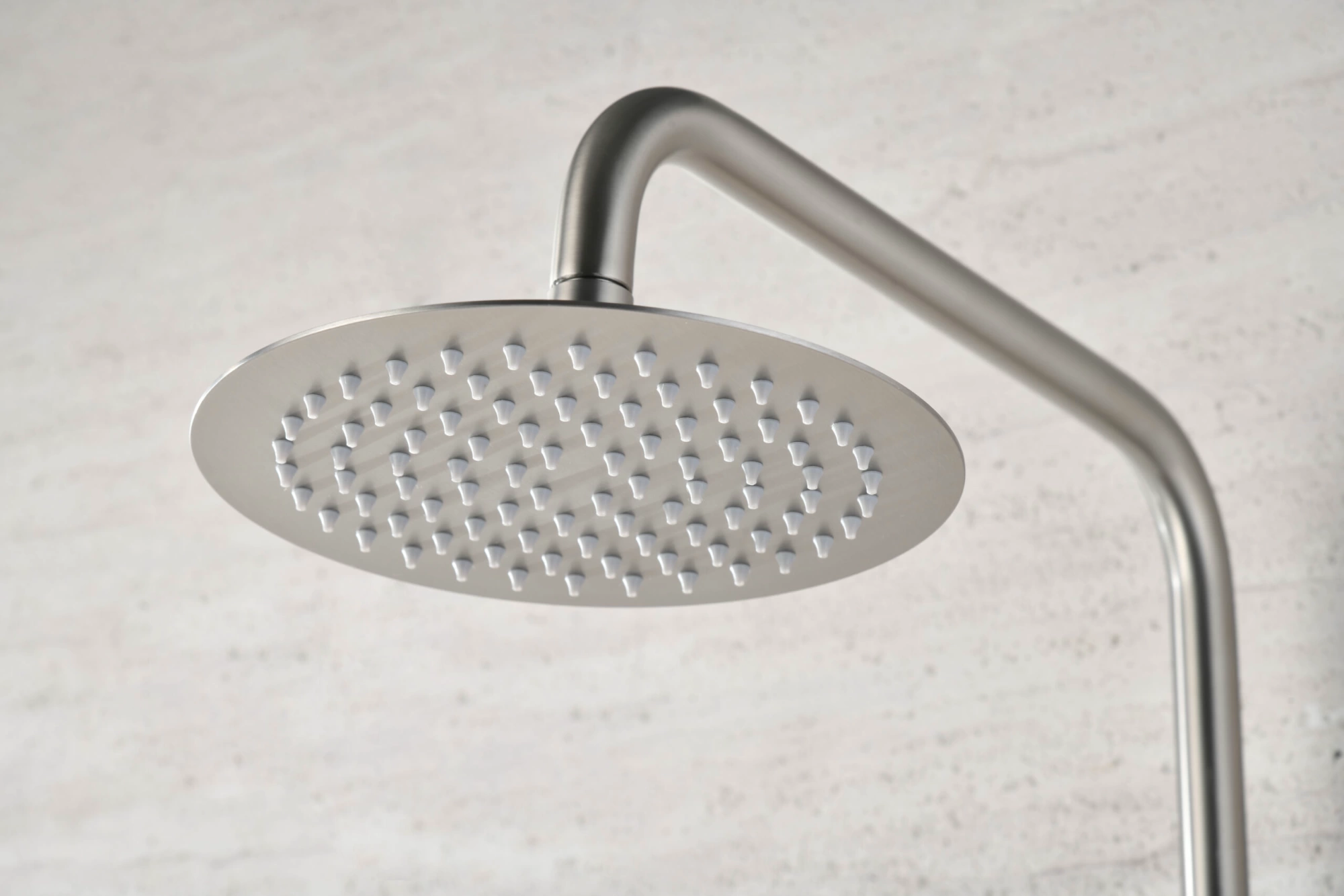 Душевая система термостатическая с верхним душем и лейкой imex monza btm039/nq brushed nickel