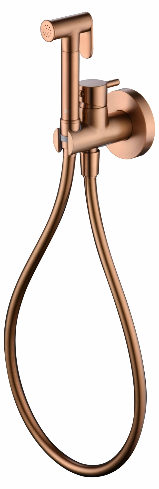 Гигиенический душ со смесителем и скрытой частью imex munich rdm001/orc brushed rose gold pvd