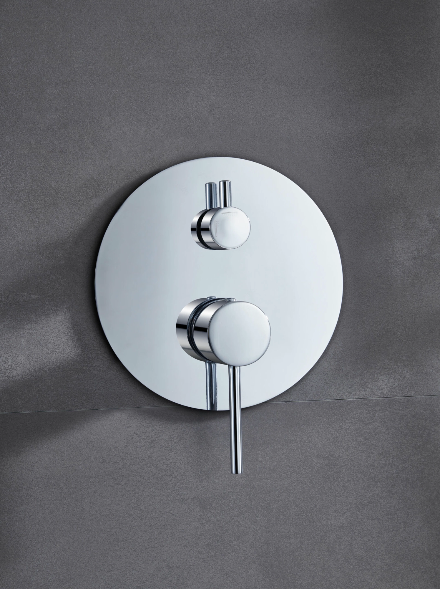 Смеситель для душа скрытого монтажа готовый комплект верхний душ верхний душ ø25cм imex monza gpm039 chrome