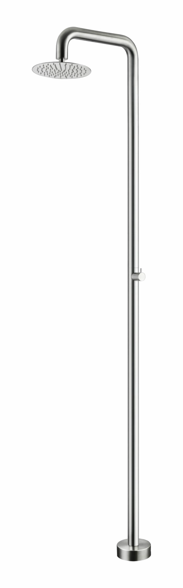 Душевая колонна напольная с краном без смешивания poolimex oregon gpo006/ac stainless steel