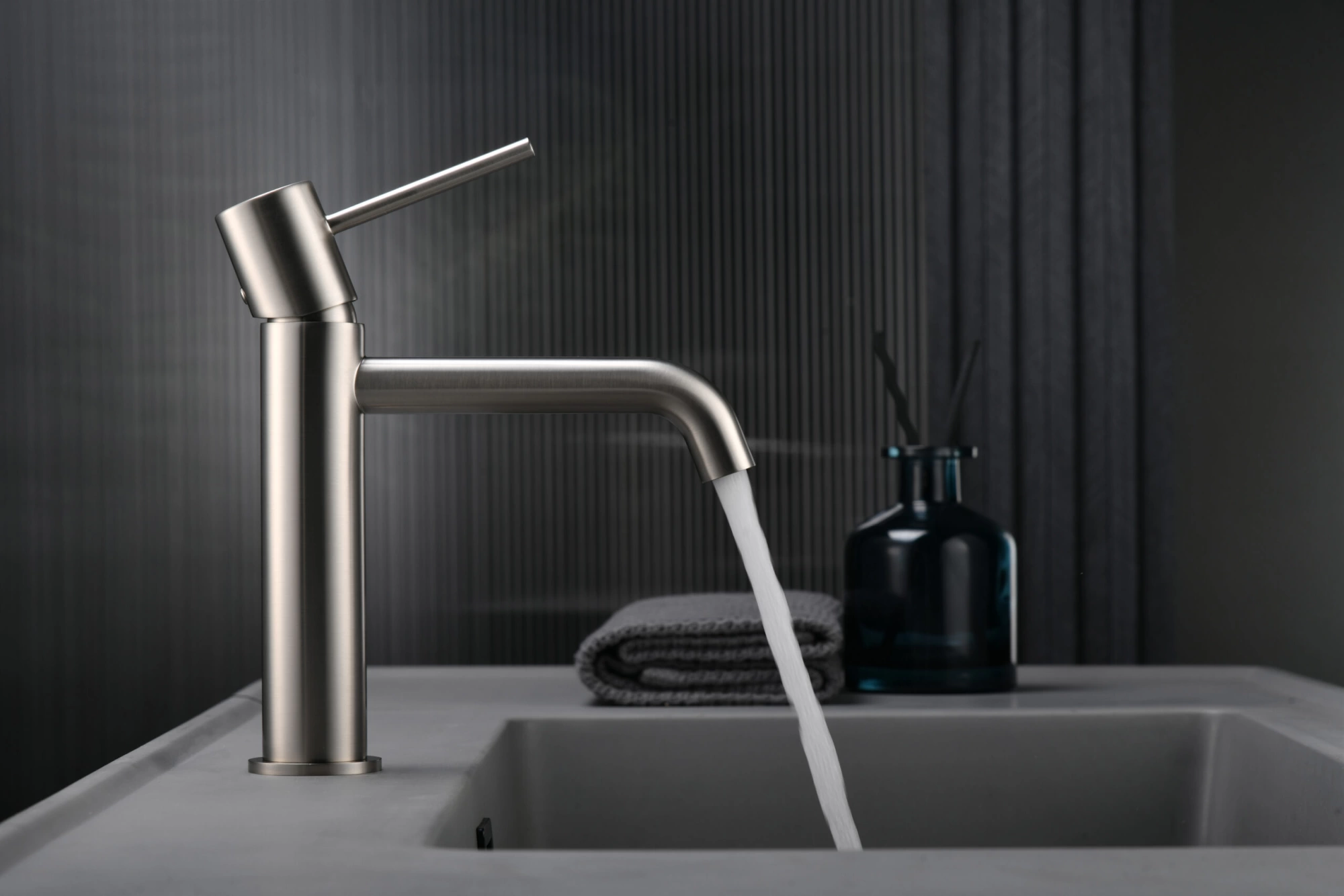 Смеситель для раковины imex monza bdm039-1nq brushed nickel