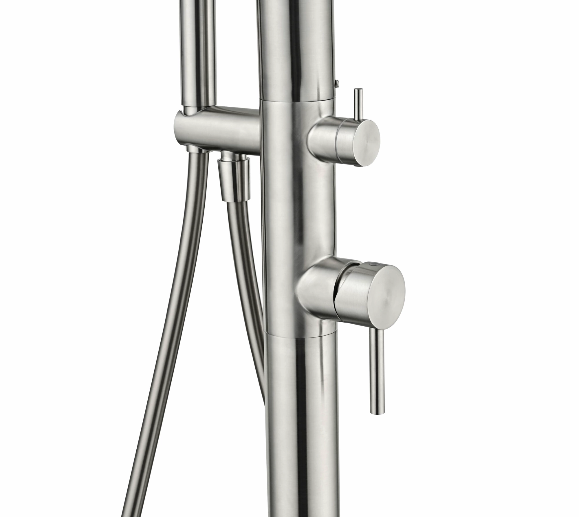 Душевая колонна напольная со смесителем и душевым набором poolimex kansas gpk012/ac stainless steel