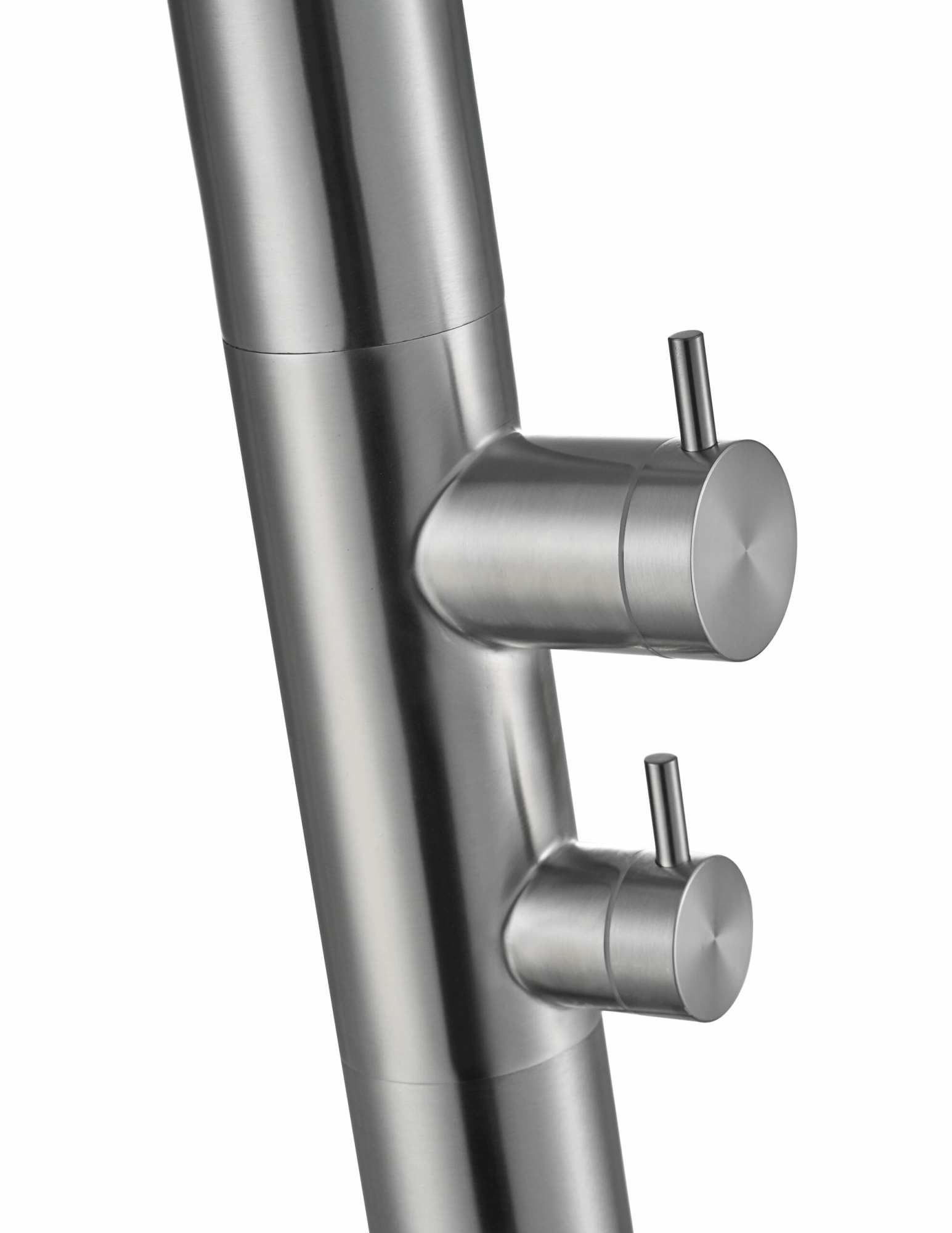 Душевая колонна напольная с переключателем на излив для ног без смешивания воды poolimex michigan gpm007/ac stainless steel