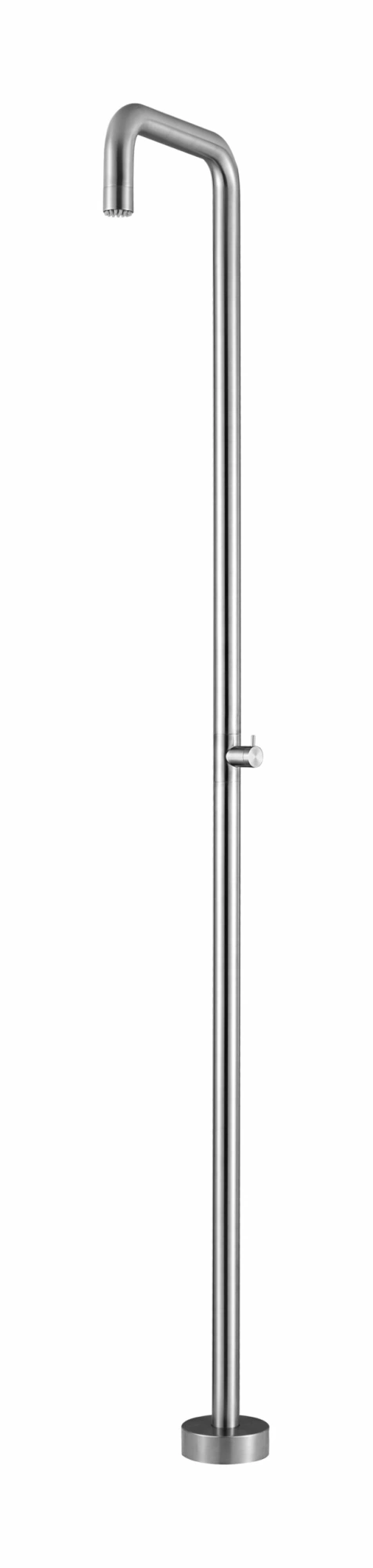 Душевая колонна напольная с краном без смешивания poolimex utah gpu010/ac stainless steel