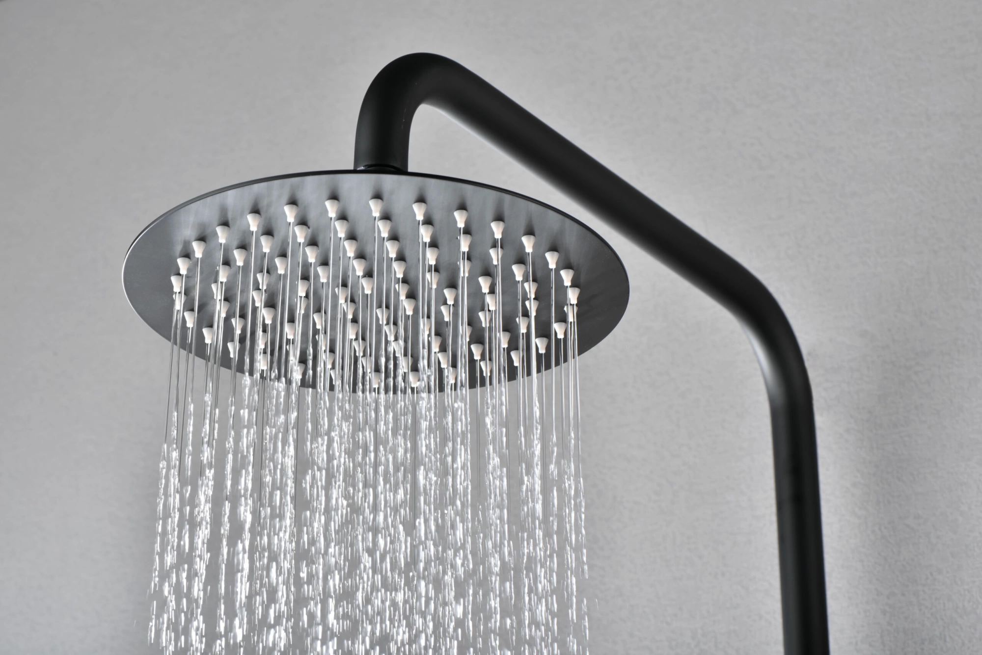 Душевая система термостатическая с верхним душем и лейкой imex monza btm039/ng matt black